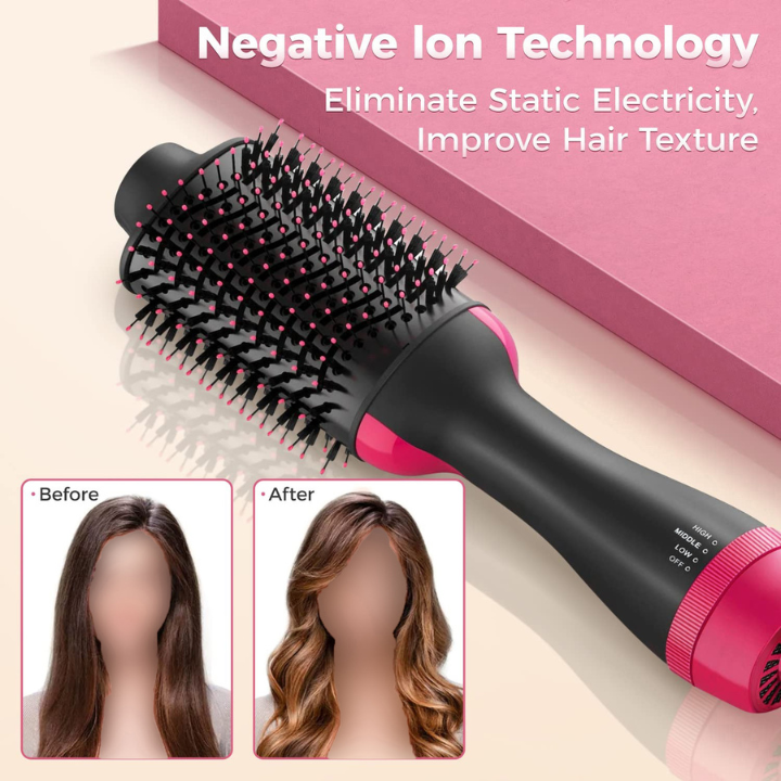 One Step Hot Air Brush (Dryer + Styler)